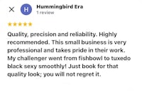 hummingbird era customer reviews